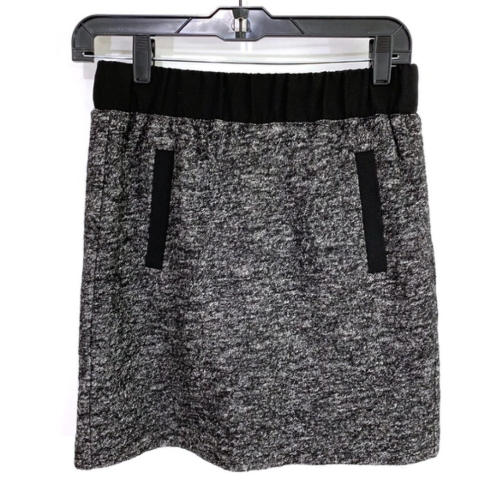 Loft Grey Wool Skirt